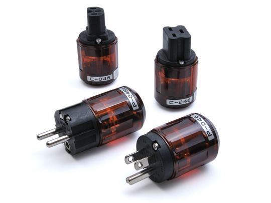 Oyaide P-046 and C-046 Series - Hi End Audio Plugs and IEC Connectors